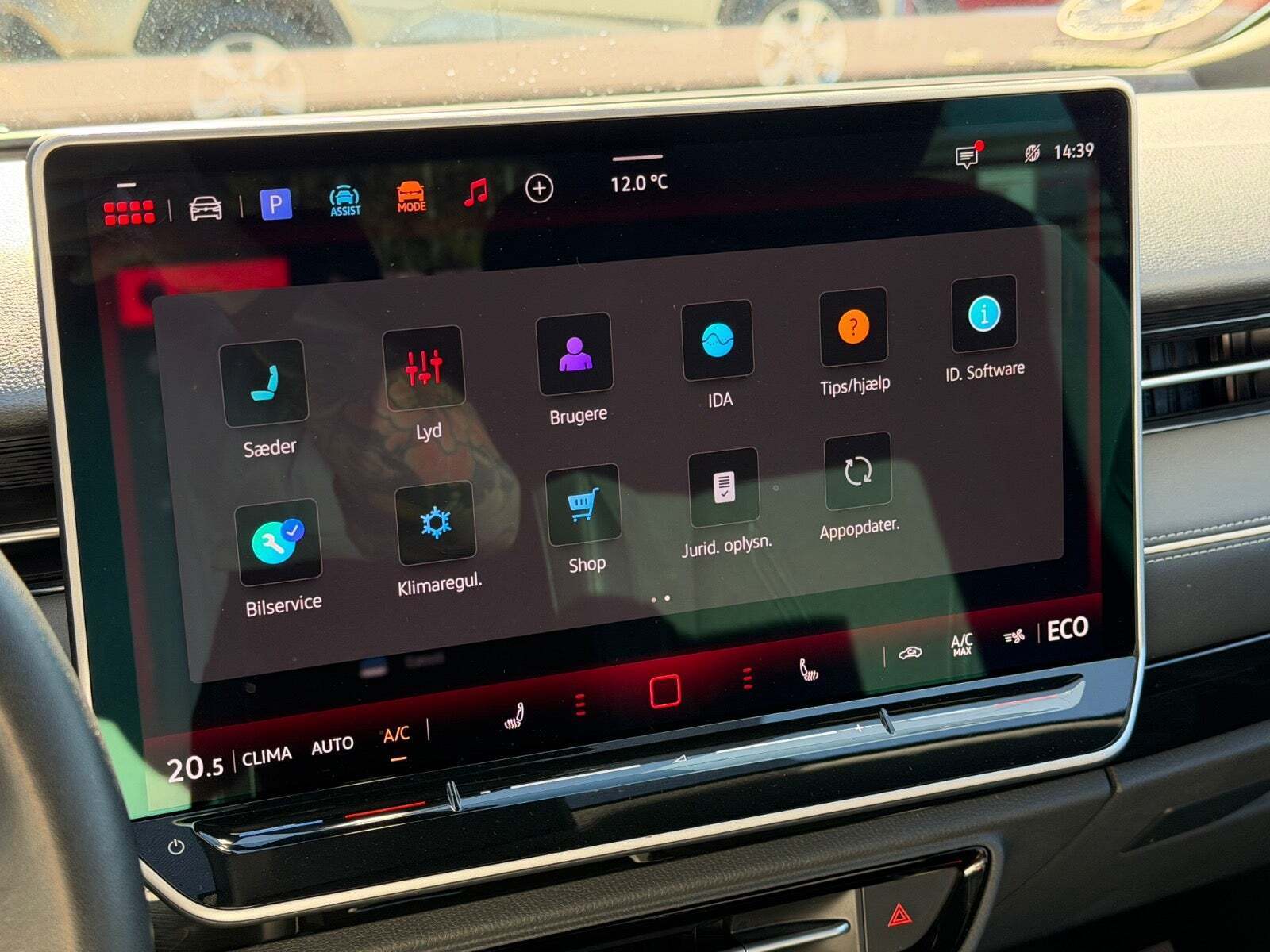 Sølv VW ID.7 fra 2025