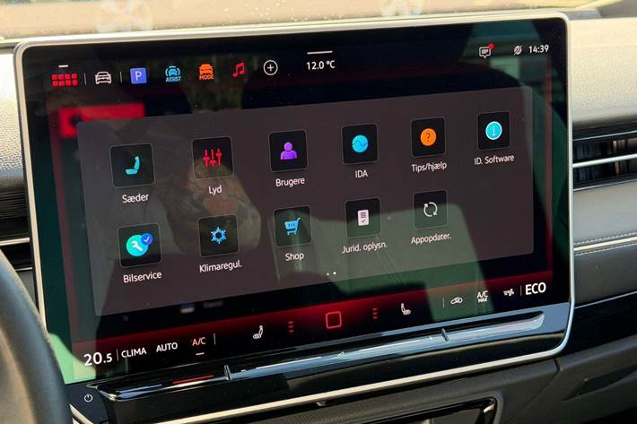 Sølv VW ID.7 fra 2025