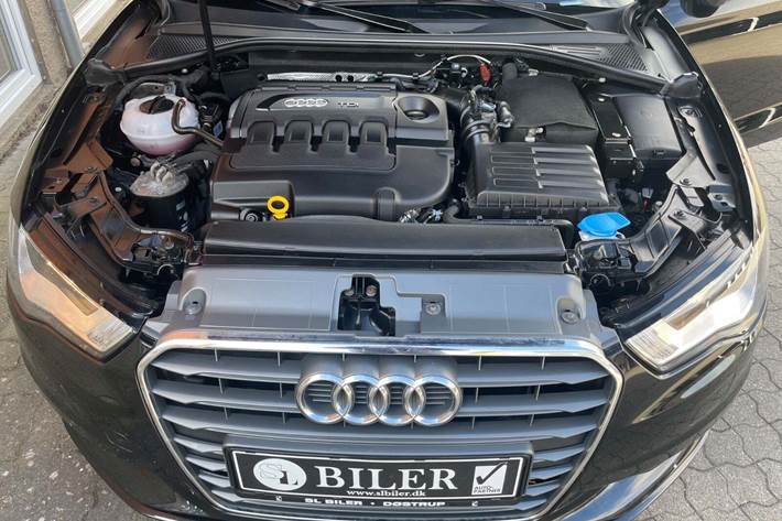 Sort Audi A3 fra 2016