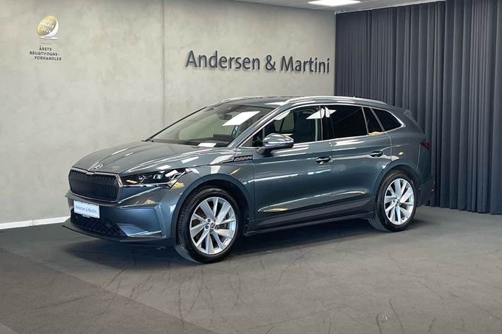 Grå Skoda Enyaq fra 2021