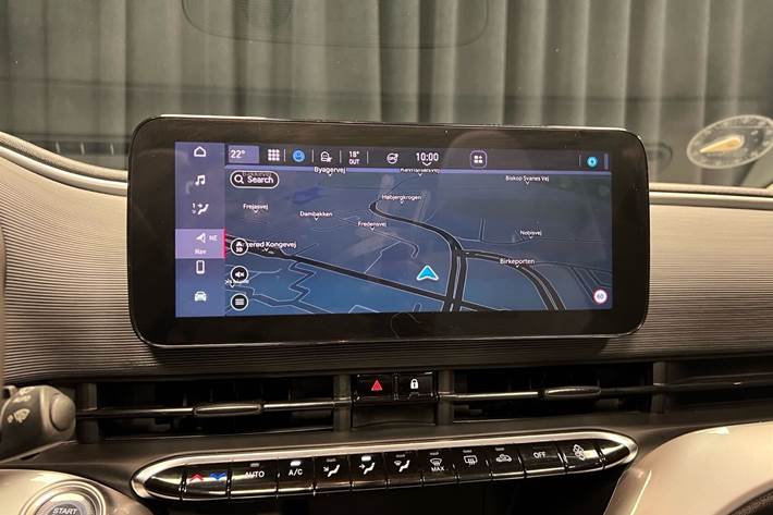 Grå Fiat 500e fra 2022