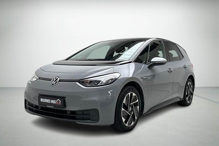 Grå VW ID.3 fra 2022 set udefra