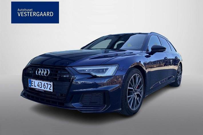 Blå Audi A6 fra 2021