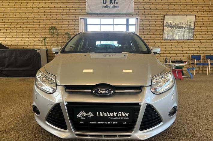 Sølv Ford Focus fra 2014