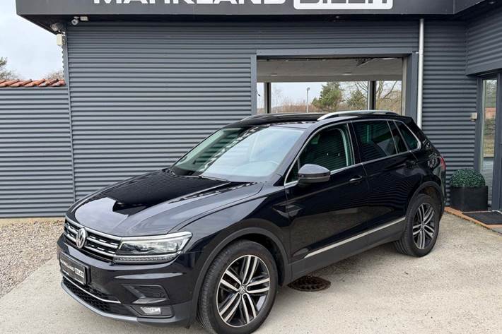 Sort VW Tiguan fra 2018