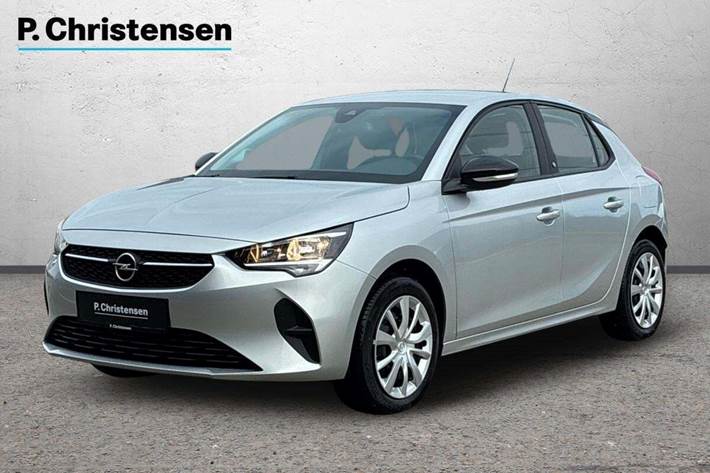Sølv Opel Corsa-e fra 2023