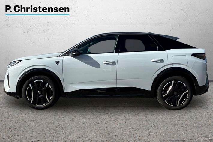 Hvid Peugeot e-3008 fra 2025