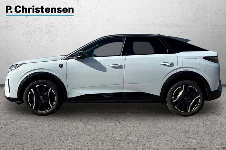 Hvid Peugeot e-3008 fra 2025