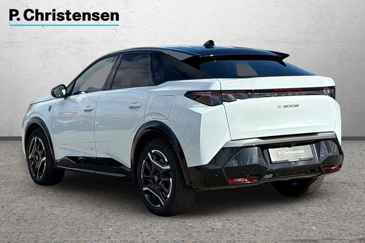 Hvid Peugeot e-3008 fra 2025