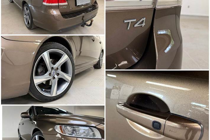 Brun Volvo V70 fra 2016