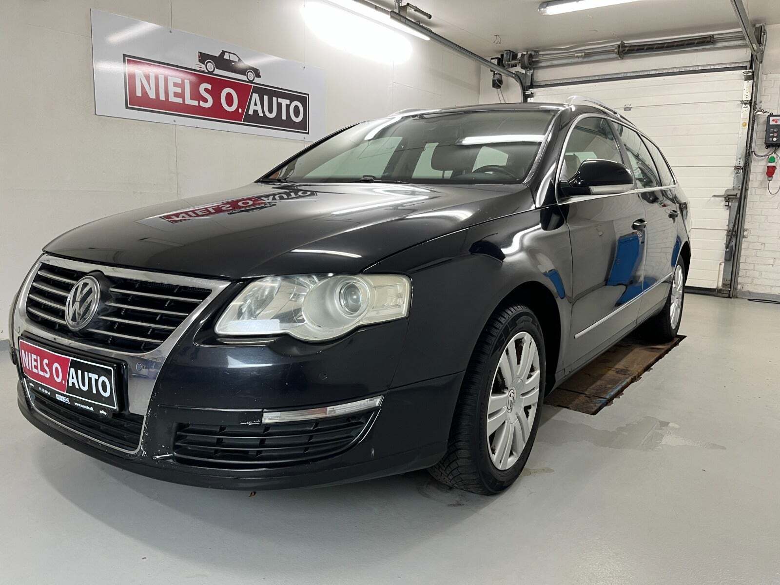 Sort VW Passat fra 2007