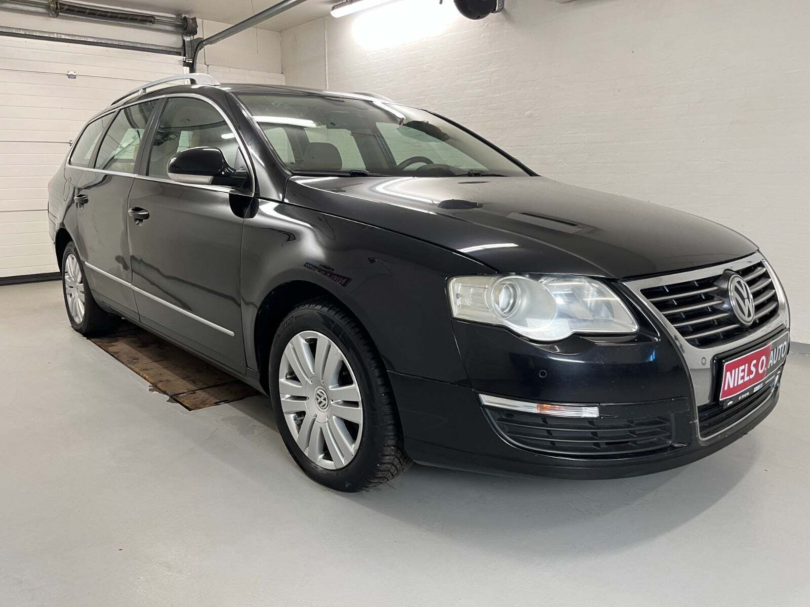 Sort VW Passat fra 2007