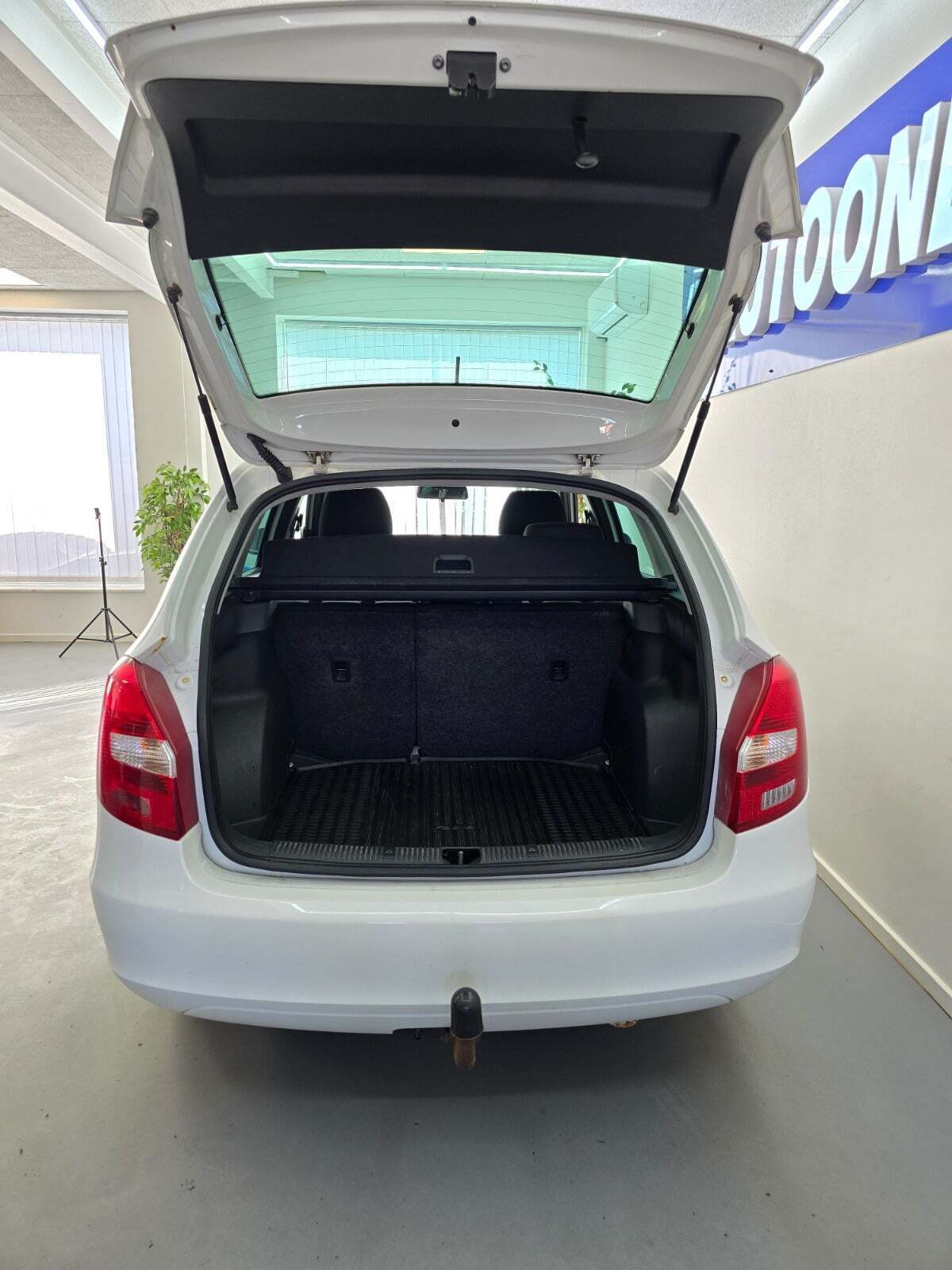 Hvid Skoda Fabia fra 2014