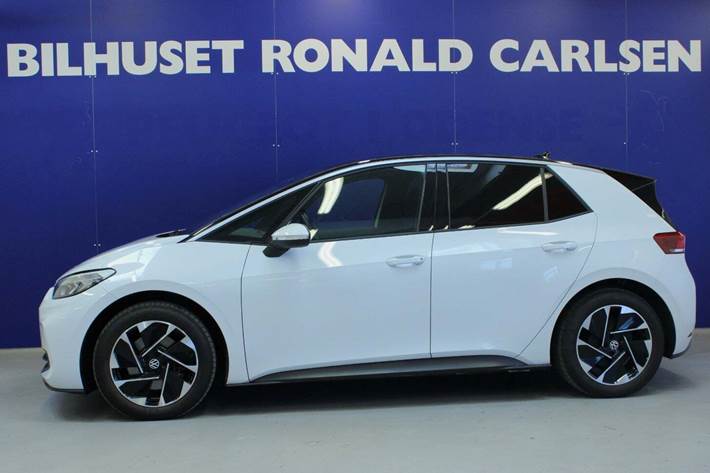 Hvid VW ID.3 fra 2025