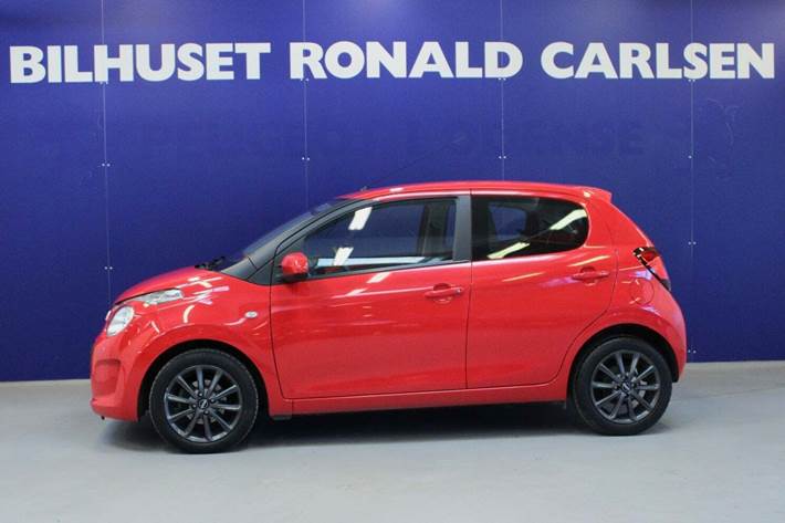 Rød Citroën C1 fra 2017