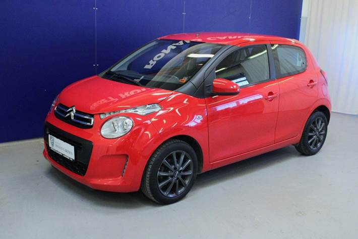 Rød Citroën C1 fra 2017