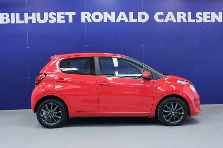 Rød Citroën C1 fra 2017