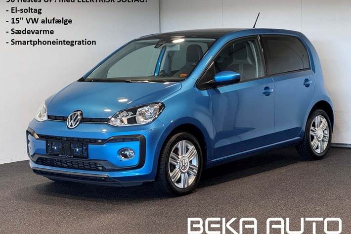 Blå VW UP! fra 2019