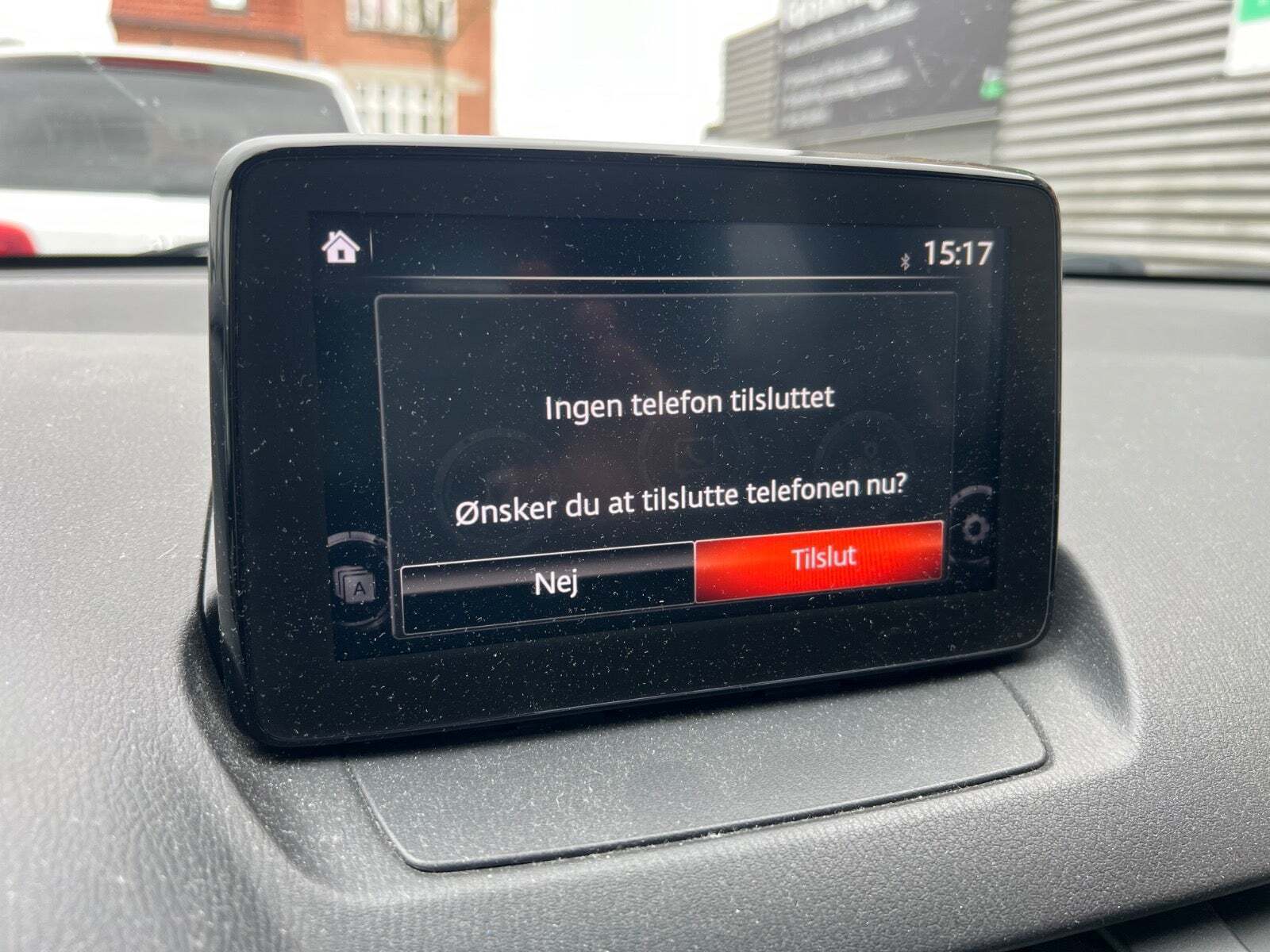 Blå Mazda 2 fra 2018