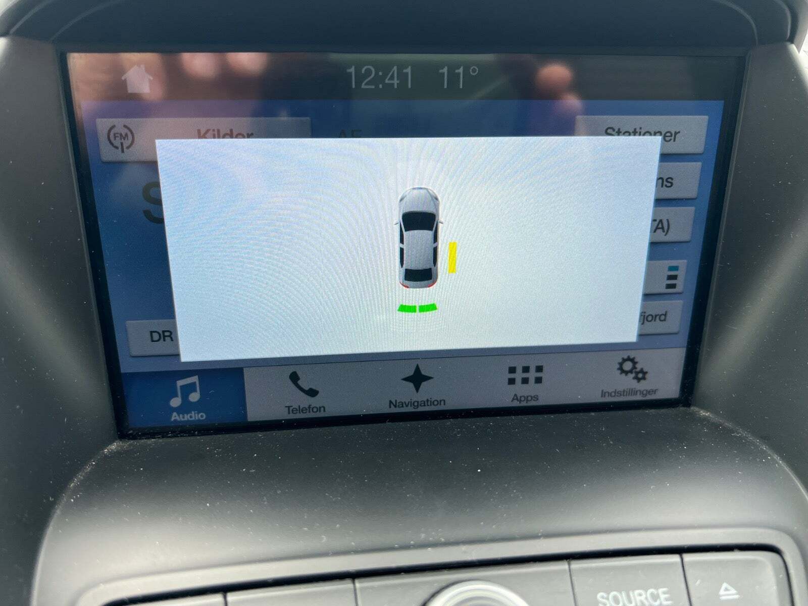 Hvid Ford Kuga fra 2017