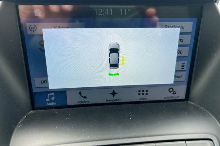 Hvid Ford Kuga fra 2017