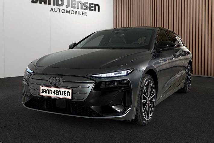 Grå Audi A6 e-tron fra 2025