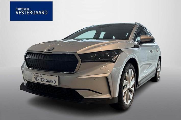 Hvid Skoda Enyaq fra 2022