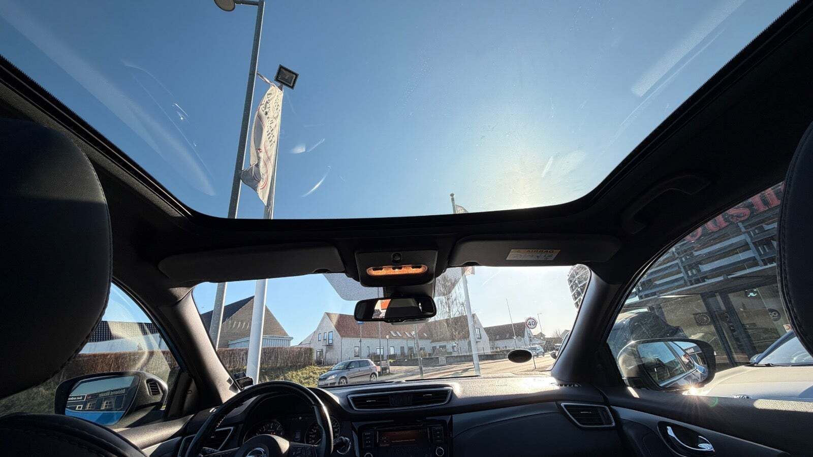 Blå Nissan Qashqai fra 2019