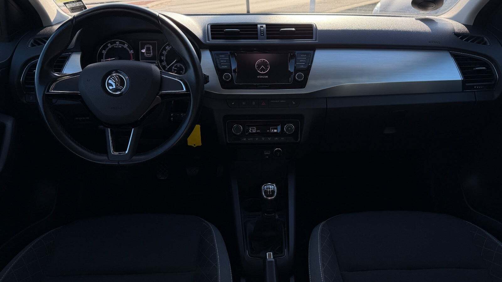 Grå Skoda Fabia fra 2020