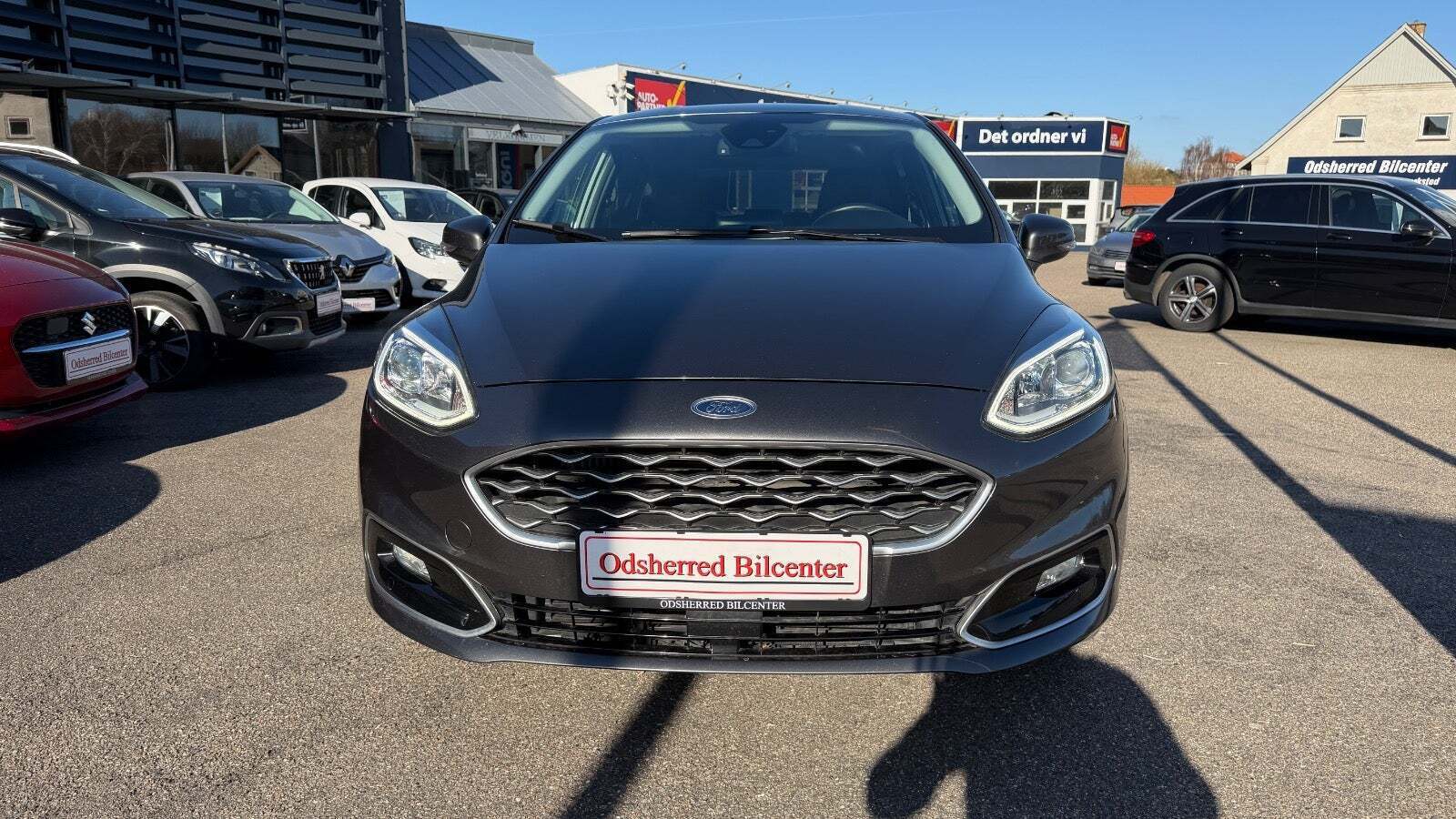 Grå Ford Fiesta fra 2018