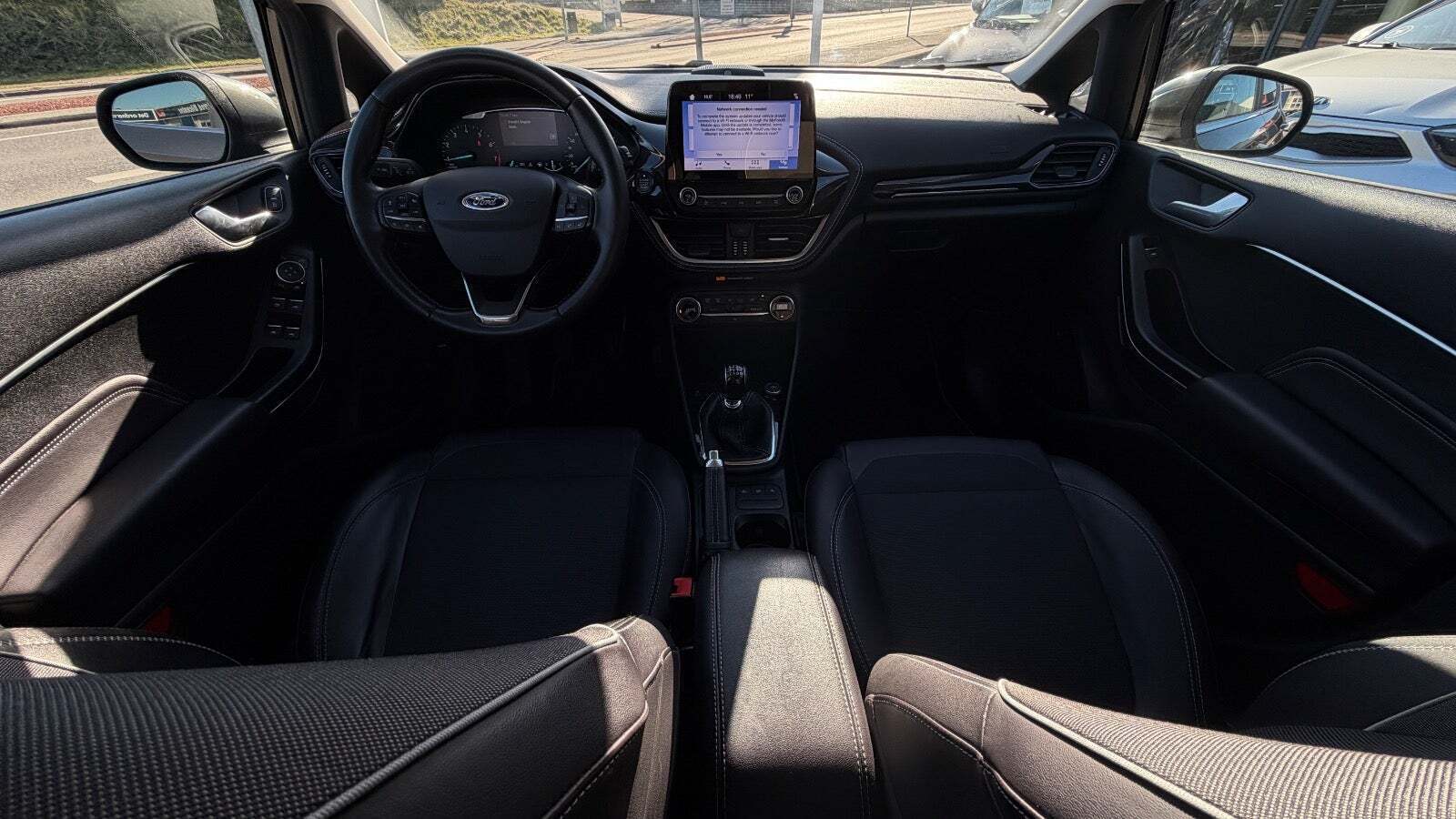 Grå Ford Fiesta fra 2018