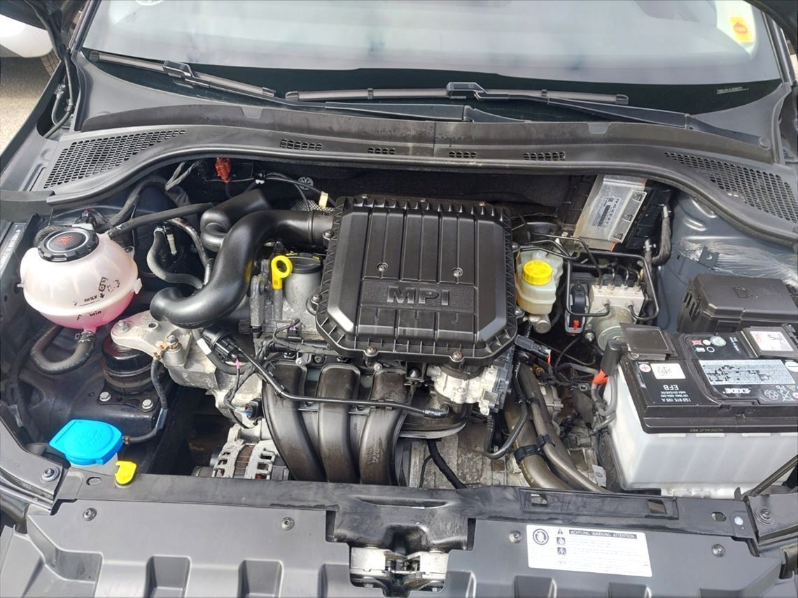 Sort Skoda Fabia fra 2018