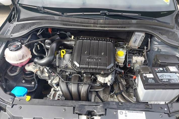 Sort Skoda Fabia fra 2018