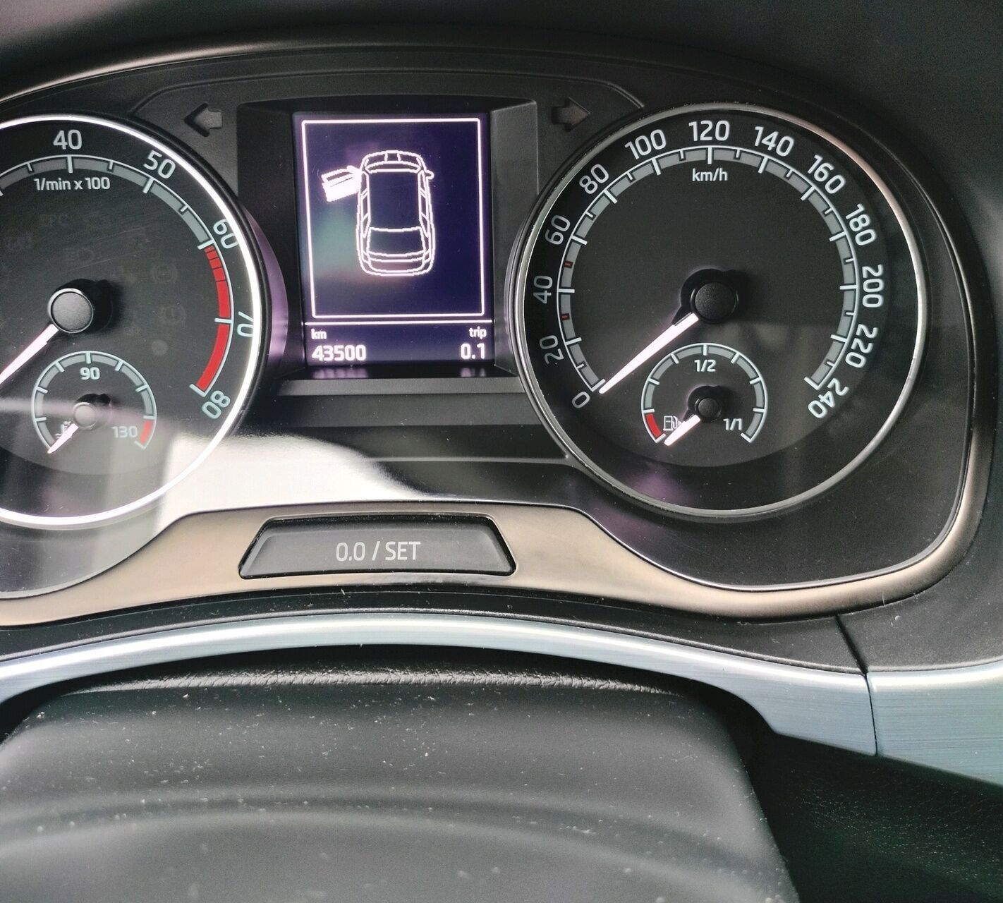 Hvid Skoda Fabia fra 2021