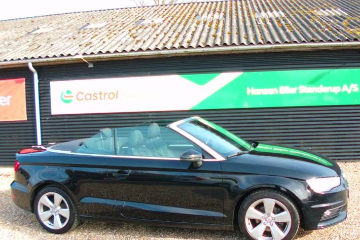 Sort Audi A3 fra 2015