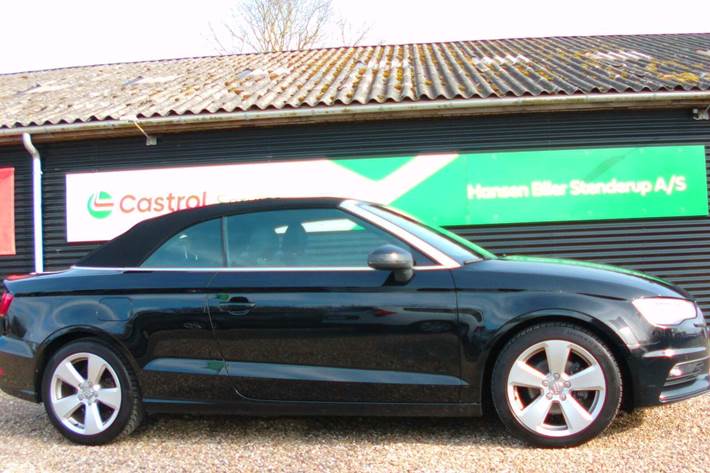 Sort Audi A3 fra 2015