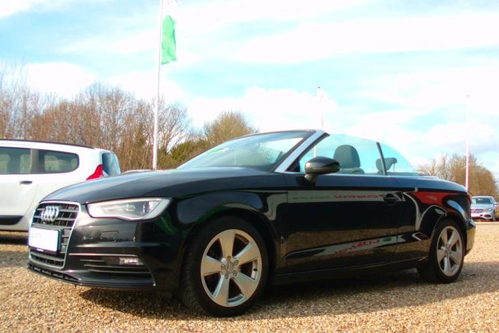 Sort Audi A3 fra 2015