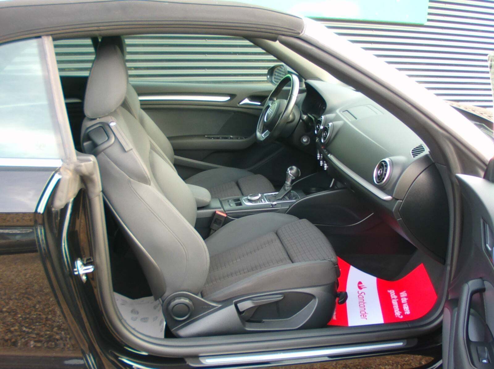 Sort Audi A3 fra 2015
