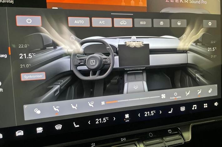 Grå Zeekr 7X fra 2025