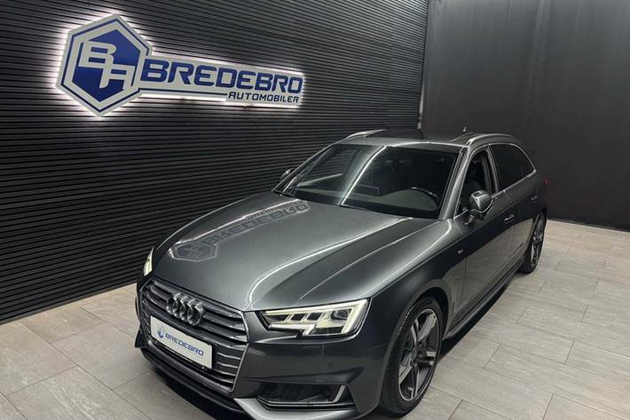 Grå Audi A4 fra 2016