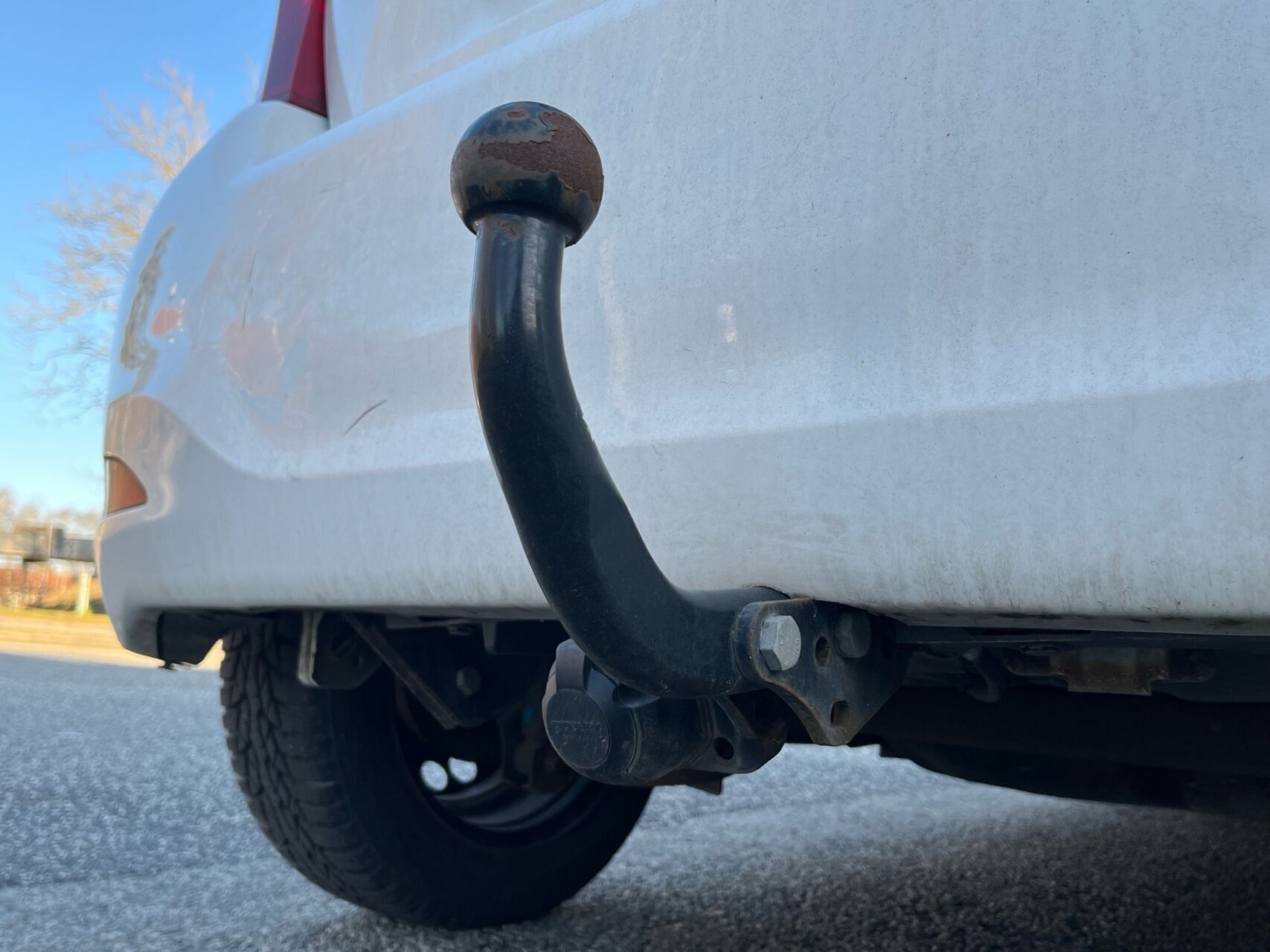 Hvid Toyota Yaris fra 2014