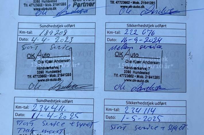 Hvid Toyota Yaris fra 2014