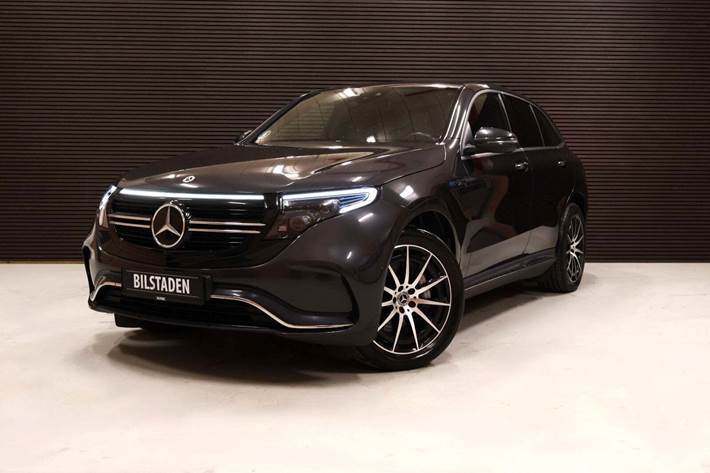 Grå Mercedes EQC400 fra 2021