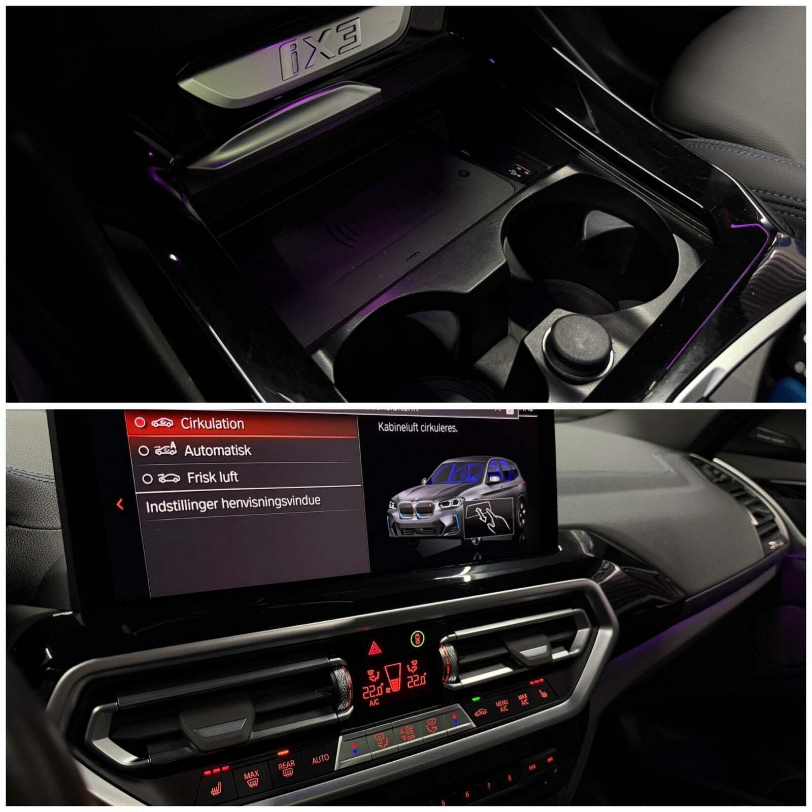 Grå BMW iX3 fra 2022