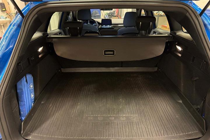 Blå Ford Focus fra 2019