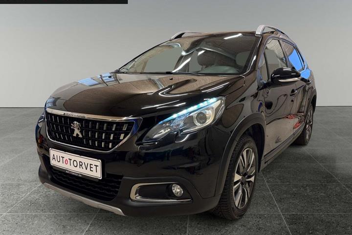 Sort Peugeot 2008 fra 2017 set udefra