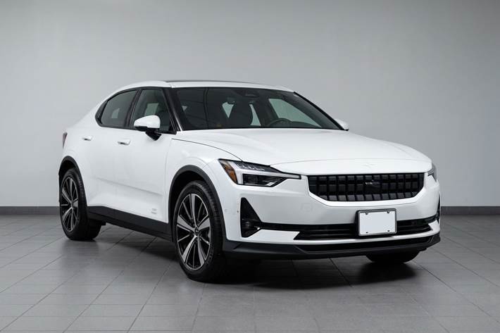 Hvid Polestar 2 fra 2021