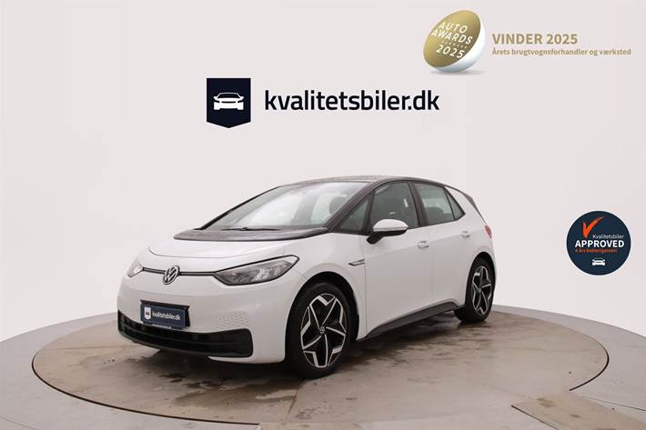 Hvid VW ID.3 fra 2021