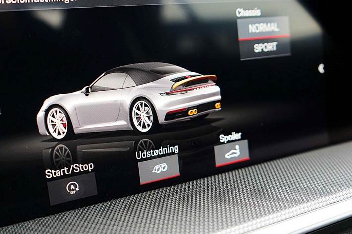 Sort Porsche 911 Carrera S fra 2019