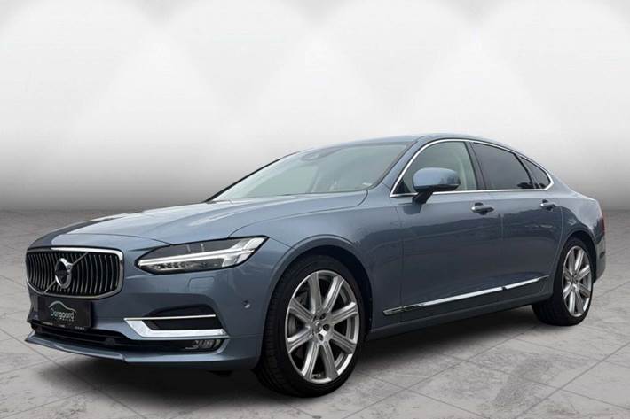 Blå Volvo S90 fra 2016